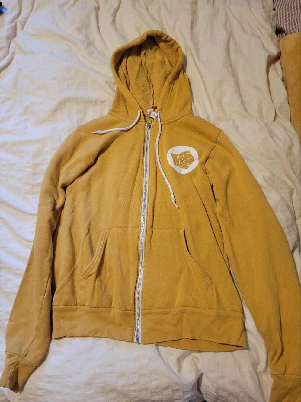 Circuit Climbing Gym Mustard Zip Up Hoodie - Small